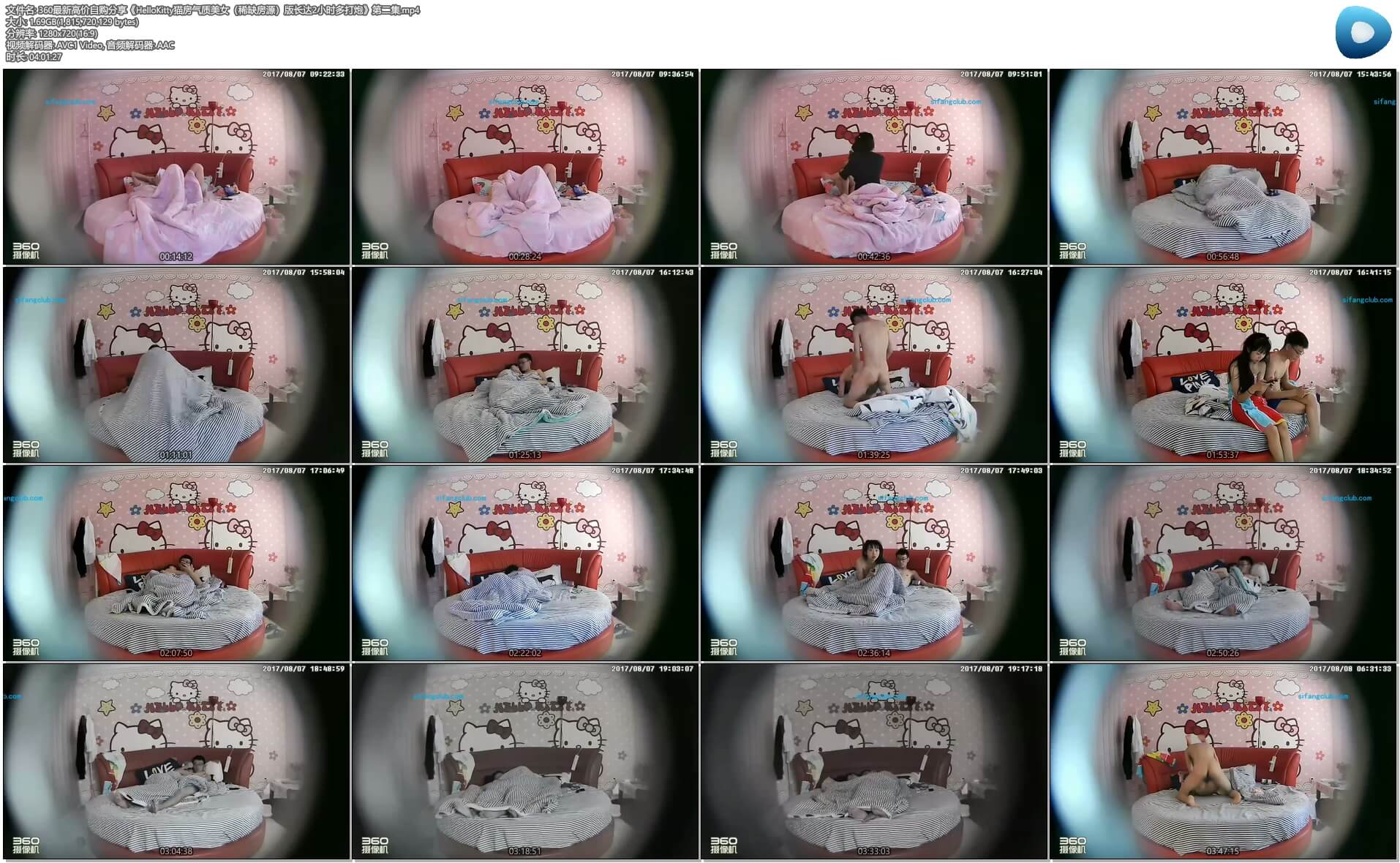 360最新高價自購分享《HelloKitty貓房氣質美女（稀缺房源）版長達2小時多打炮》第二集8408 作者:gogo141hk 帖子ID:27844 