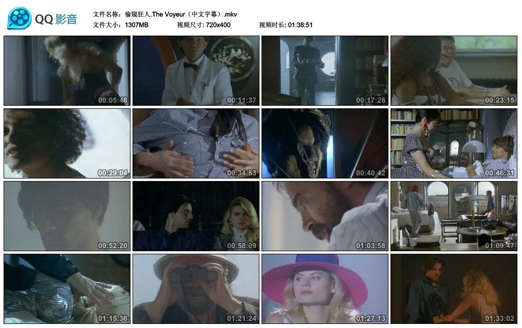 偷窺狂人.The Voyeur（中文字幕）（丁度巴拉斯經典情色片系列）[MKV/1307MB/LP/ ...2699 作者:th3721 帖子ID:143464 